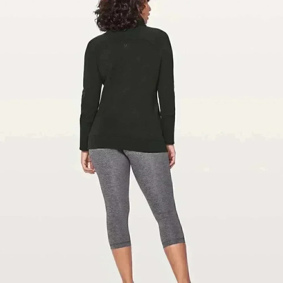 Lululemon Embroidered To You Tunic black pullover long sleeve pullover hoodie 4 - Picture 4 of 4